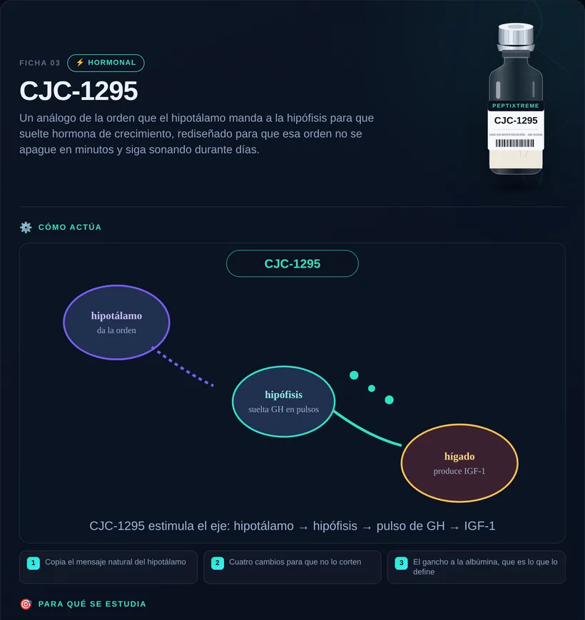Ficha ilustrada de CJC-1295